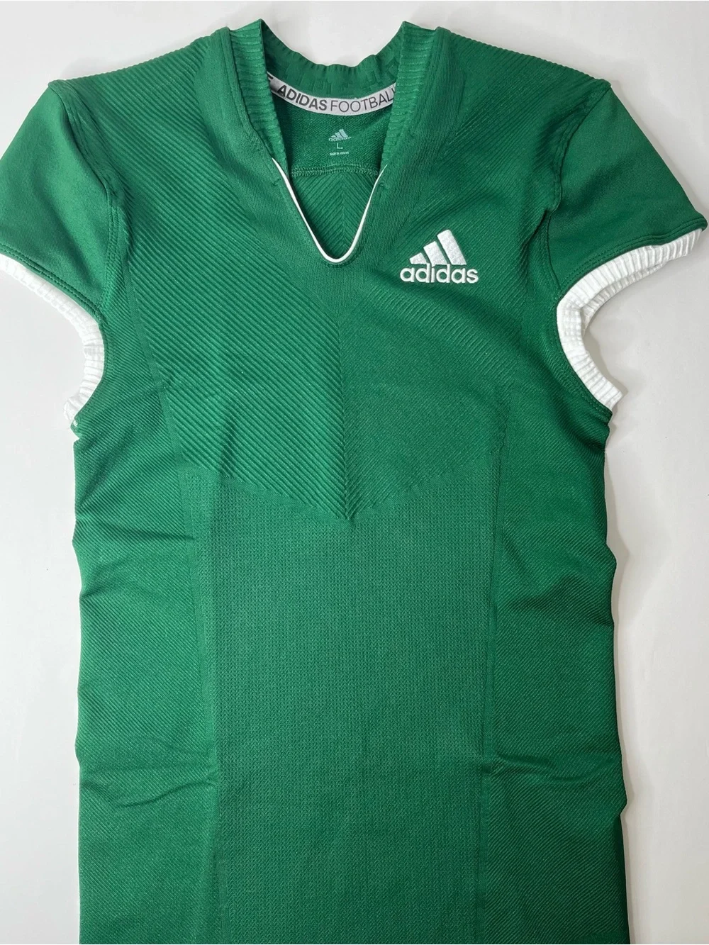 Adidas Primeknit A1 Football Jersey Men’s Large NWT green with White Trim